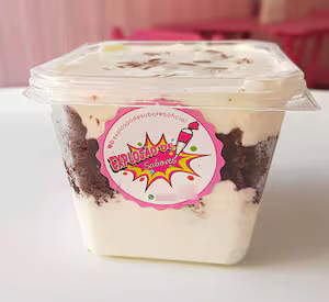 Bolo de Pote Brigadeiro